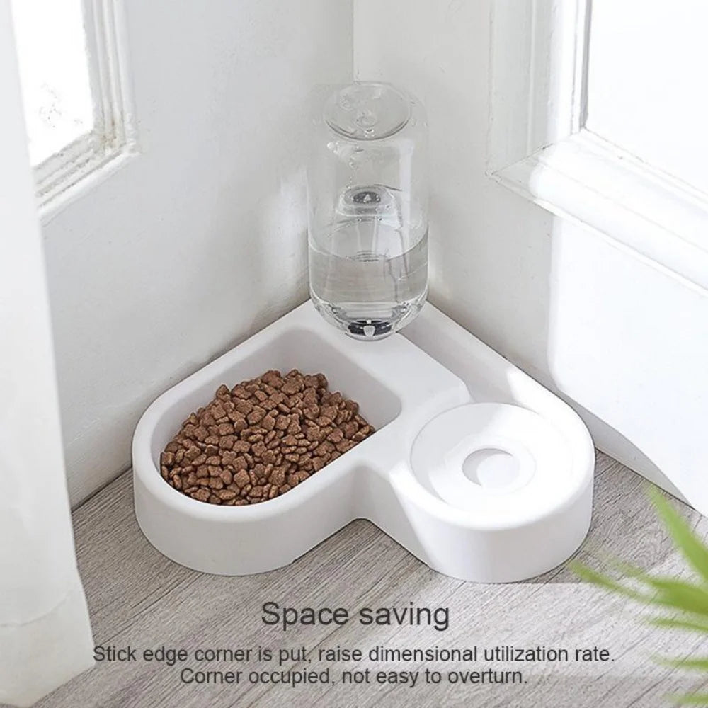Stable Pet Feeding Bowl 500ml – Anti-Tip Food & Water Dish for Cats, Dogs, Home & Travel