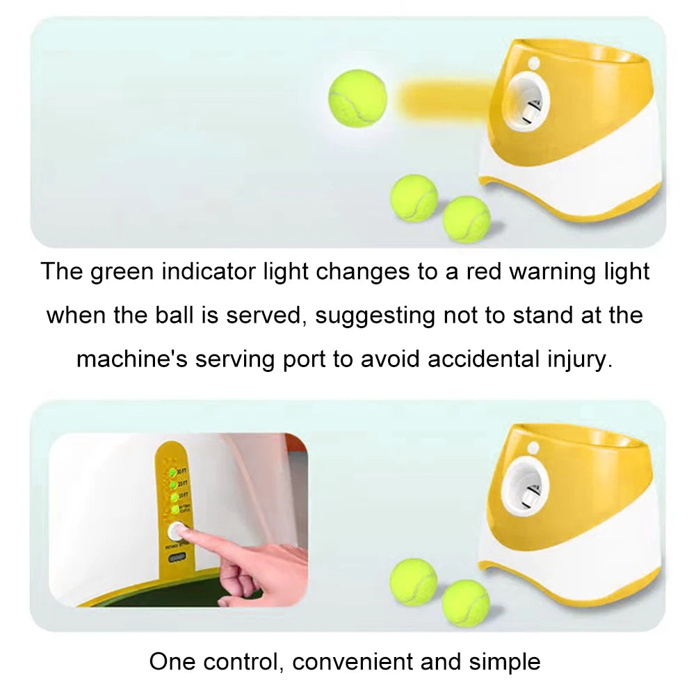 Automatic Pet Dogs Chase  Fun Interactive Throw Catapult Dog Tennis Automatic Launcher Dogs Ball Catapult Pet Interactive