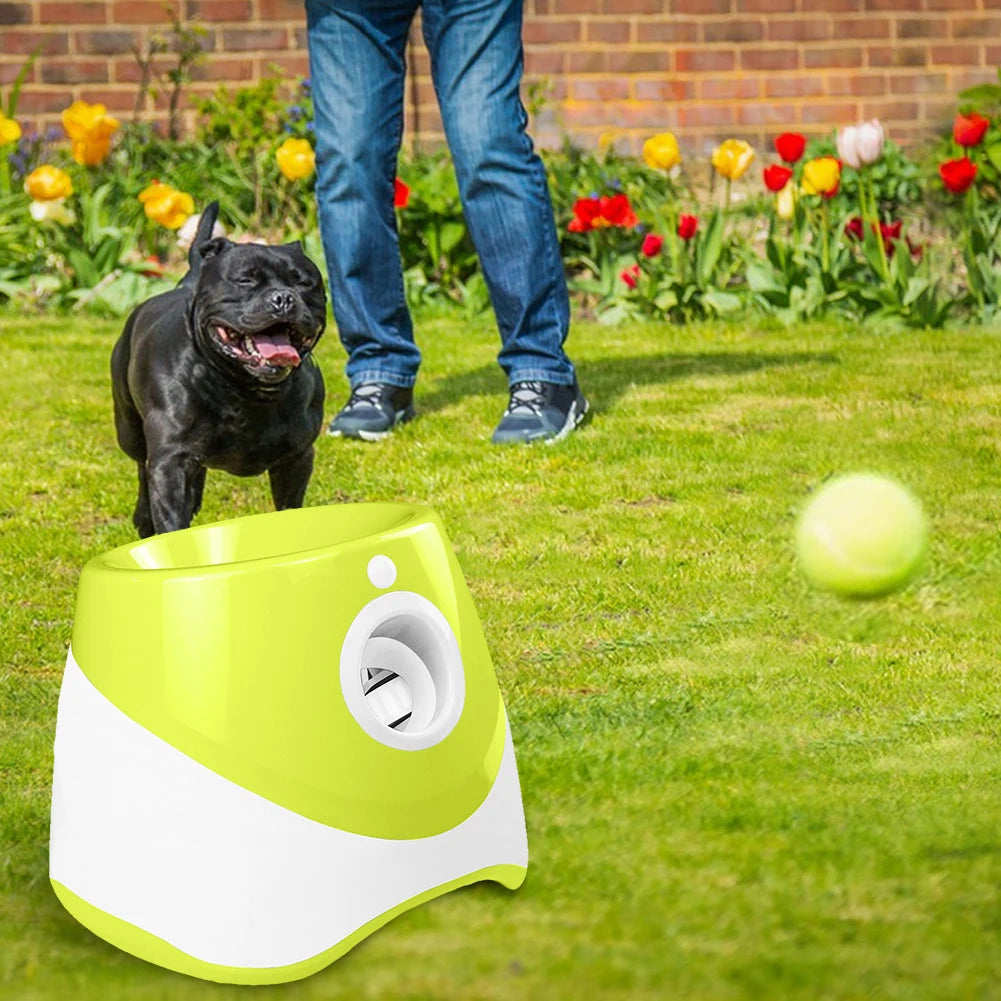 Automatic Pet Dogs Chase  Fun Interactive Throw Catapult Dog Tennis Automatic Launcher Dogs Ball Catapult Pet Interactive